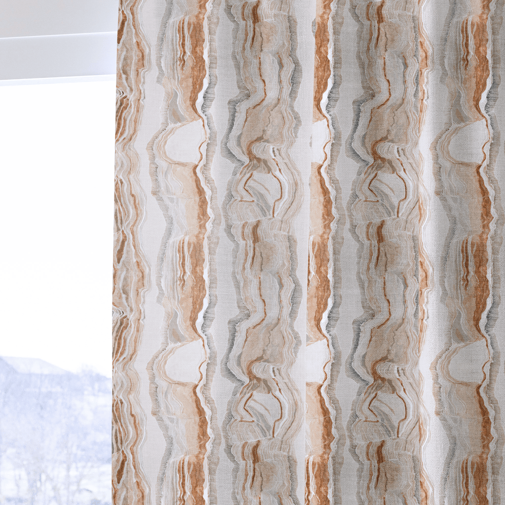Geo Stripes - Curtain Panel - The Drapery