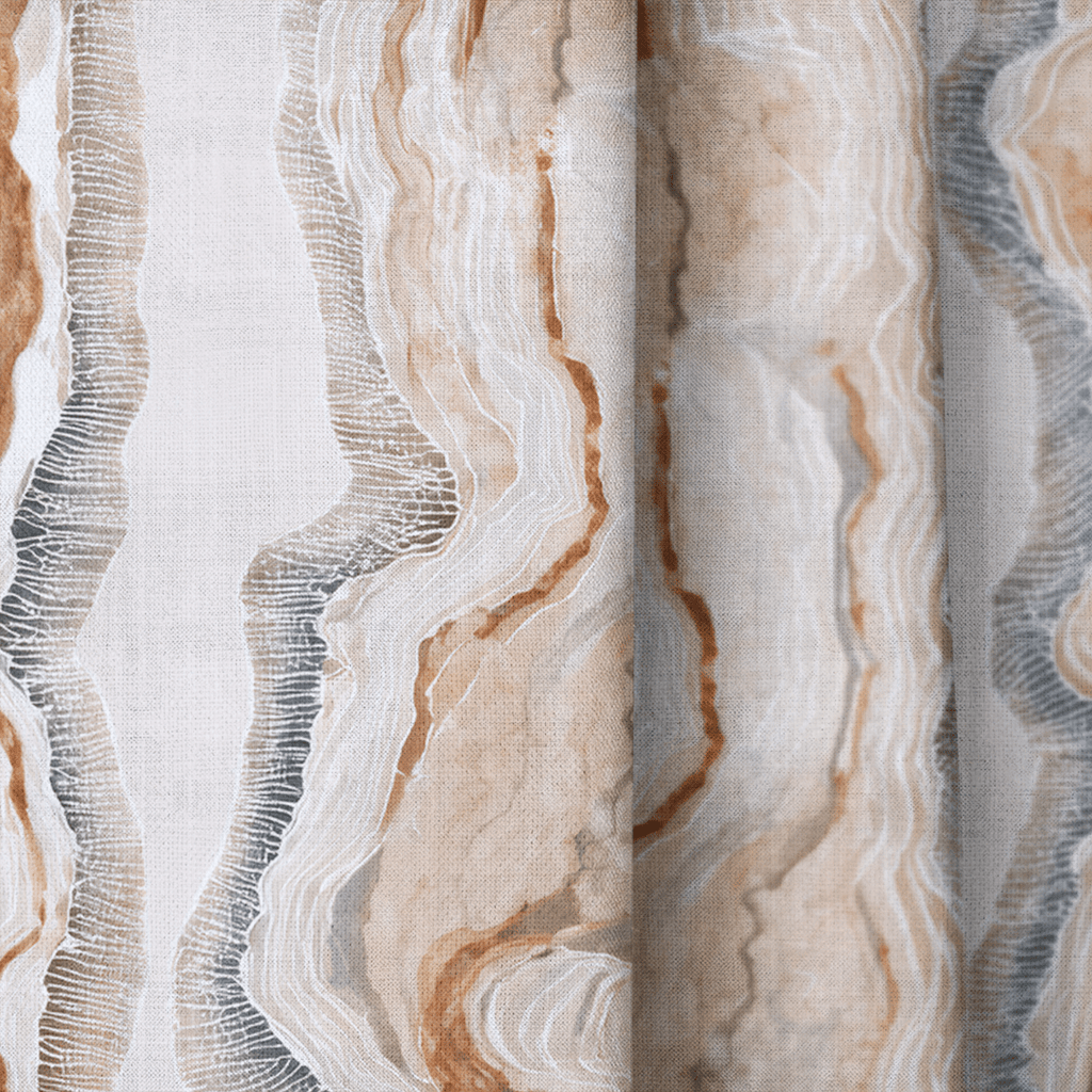 Geo Stripes - Curtain Panel - The Drapery