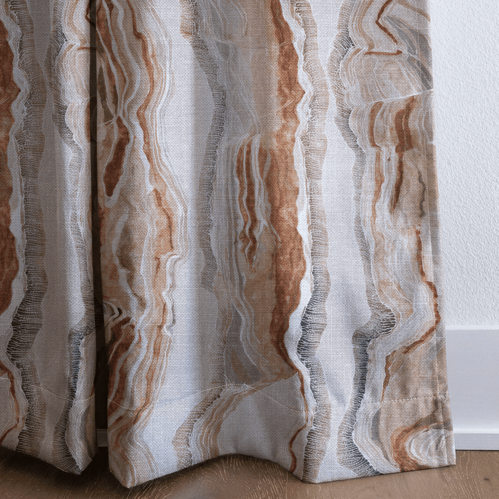 Geo Stripes - Curtain Panel - The Drapery