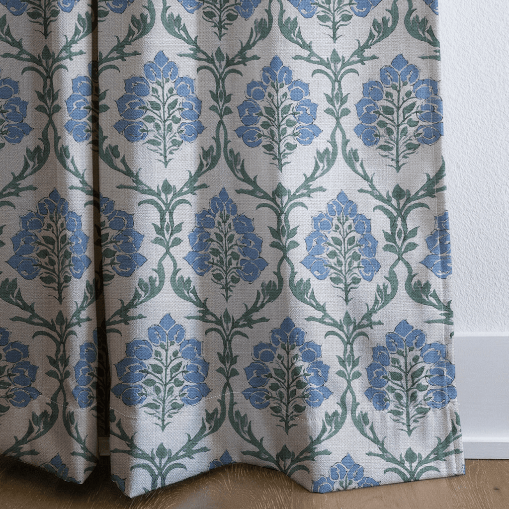 Georgia Green - Curtain Panel - The Drapery