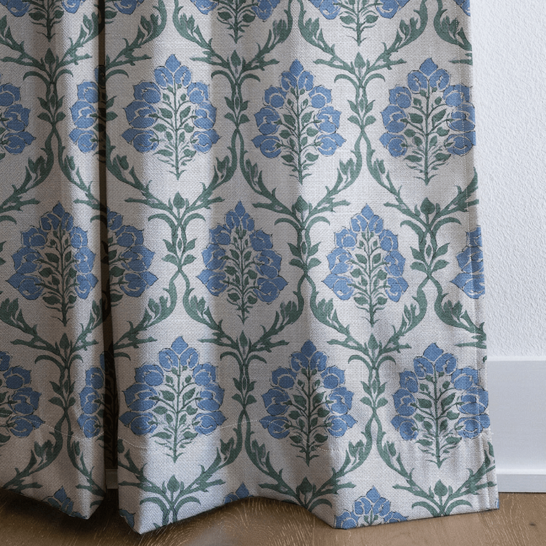 Georgia Green - Curtain Panel - The Drapery