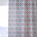 Georgia Red - Curtain Panel - The Drapery