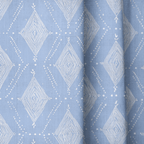 Gianna Blue - Curtain Panel - The Drapery