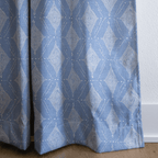 Gianna Blue - Curtain Panel - The Drapery