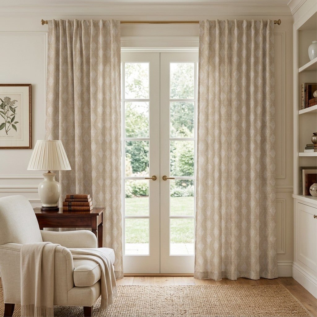 Gianna Sand - Curtain Panel - The Drapery