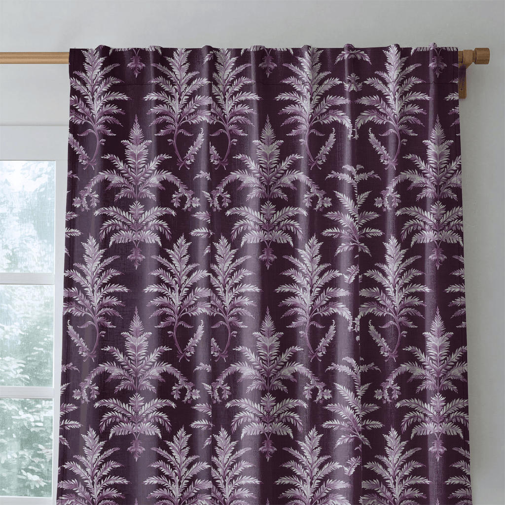 Gilded Ferns - Curtain Panel - The Drapery