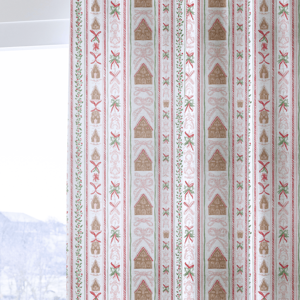 Gingerbread Row - Curtain Panel - The Drapery
