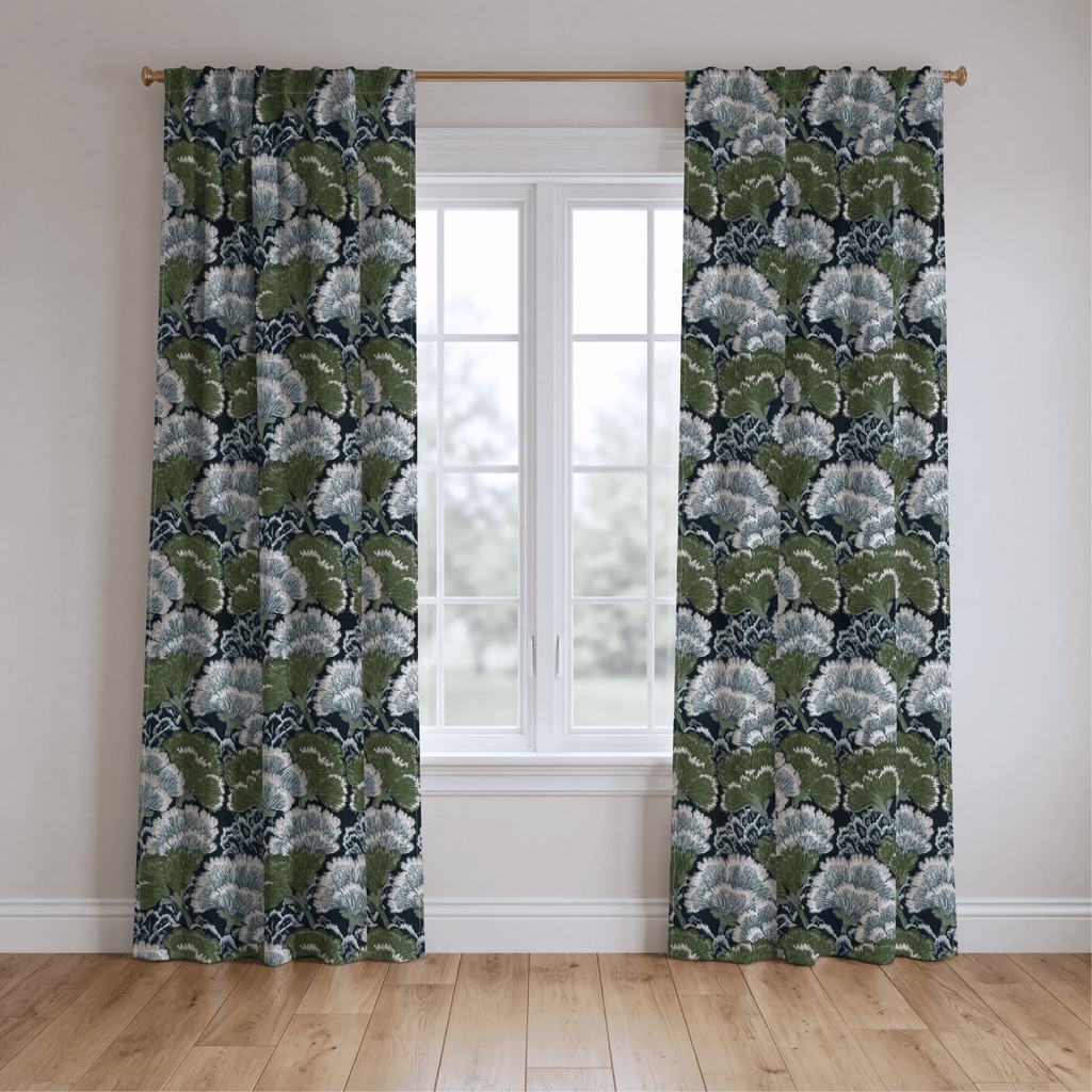 Ginkgo Textures - Curtain Panel - The Drapery