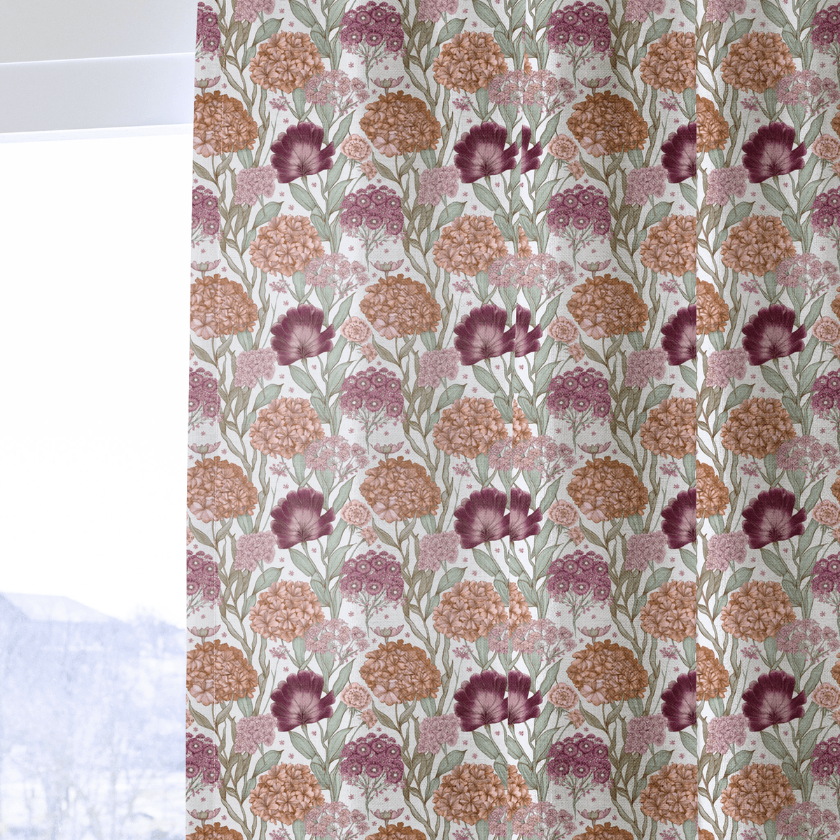 Glow at High Noon - Curtain Panel - The Drapery