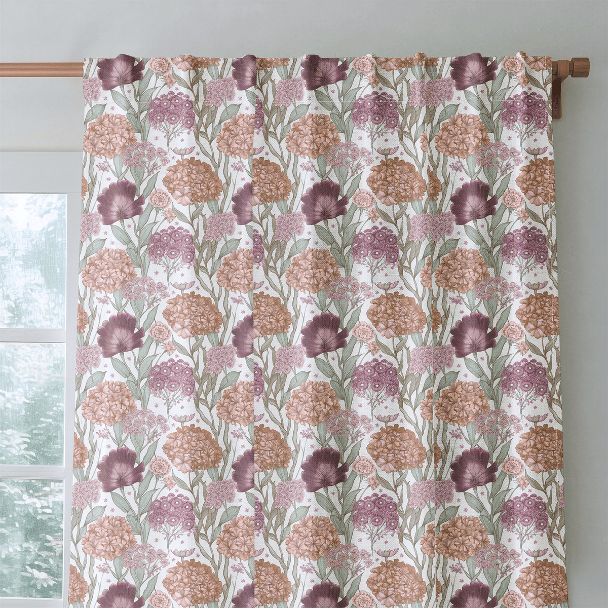 Glow at High Noon - Curtain Panel - The Drapery
