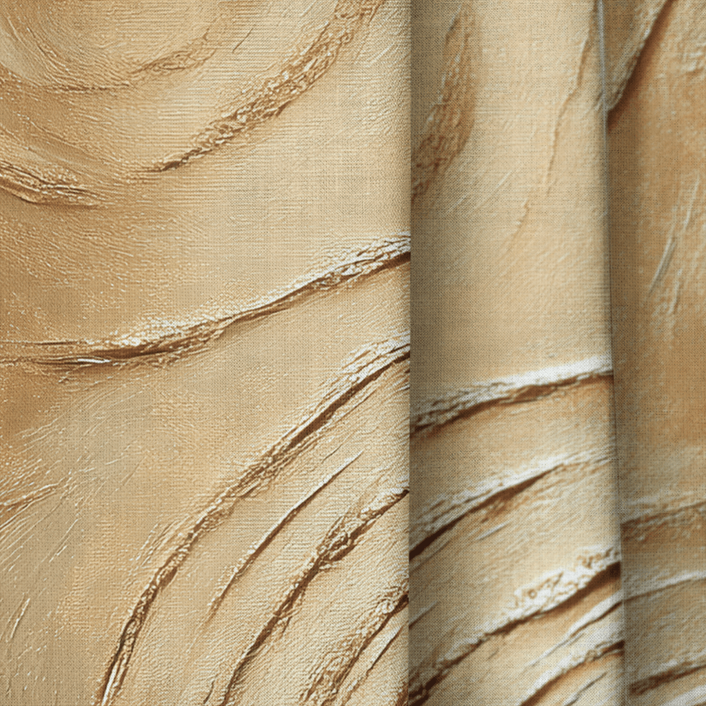 Golden Currents - Curtain Panel - The Drapery