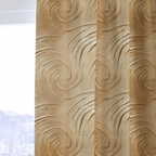 Golden Currents - Curtain Panel - The Drapery