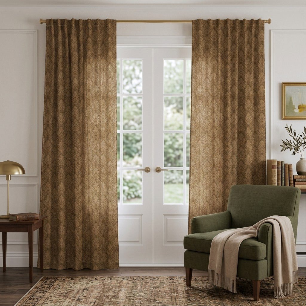 Golden Forest - Curtain Panel - The Drapery