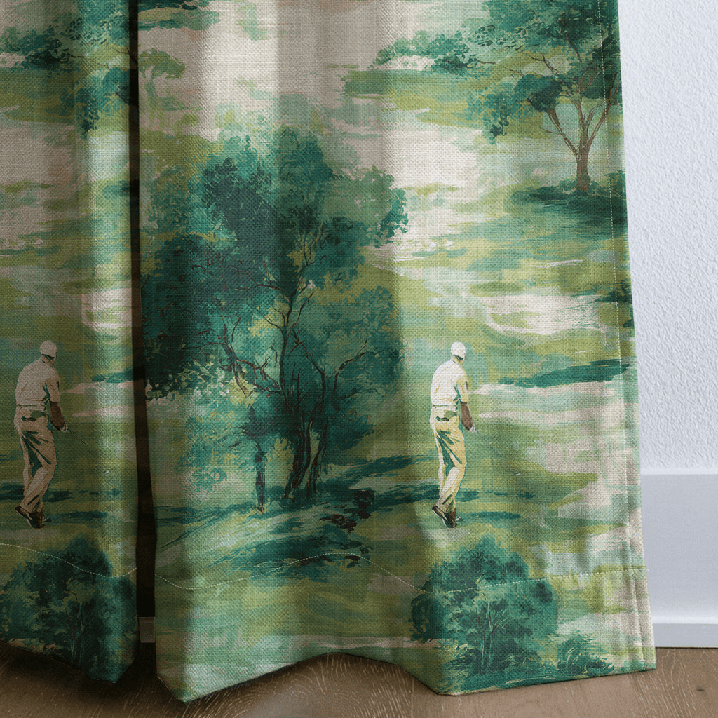 Golden Hour Fairway - Curtain Panel - The Drapery
