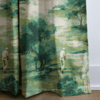 Golden Hour Fairway - Curtain Panel - The Drapery