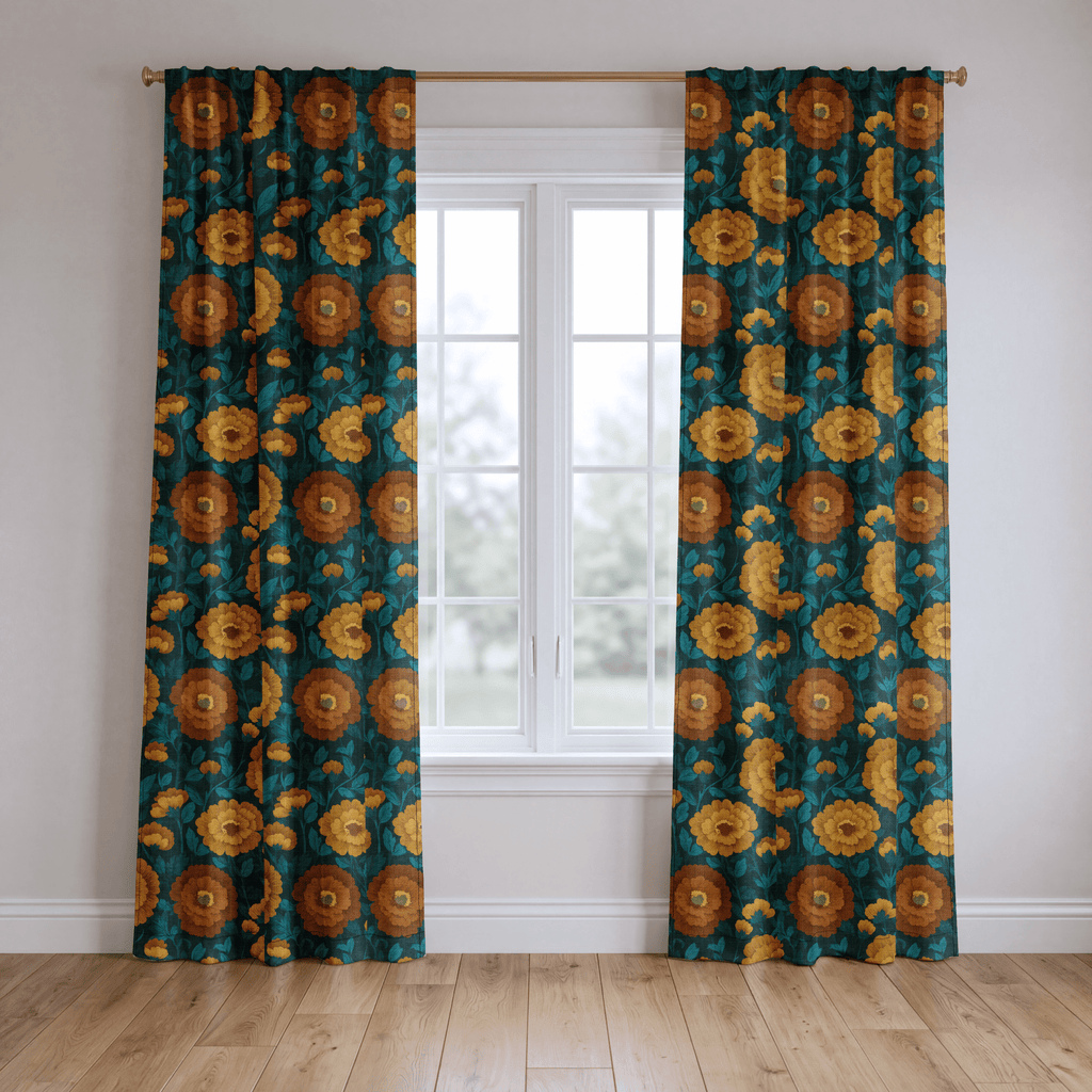 Golden Marquess - Curtain Panel - The Drapery