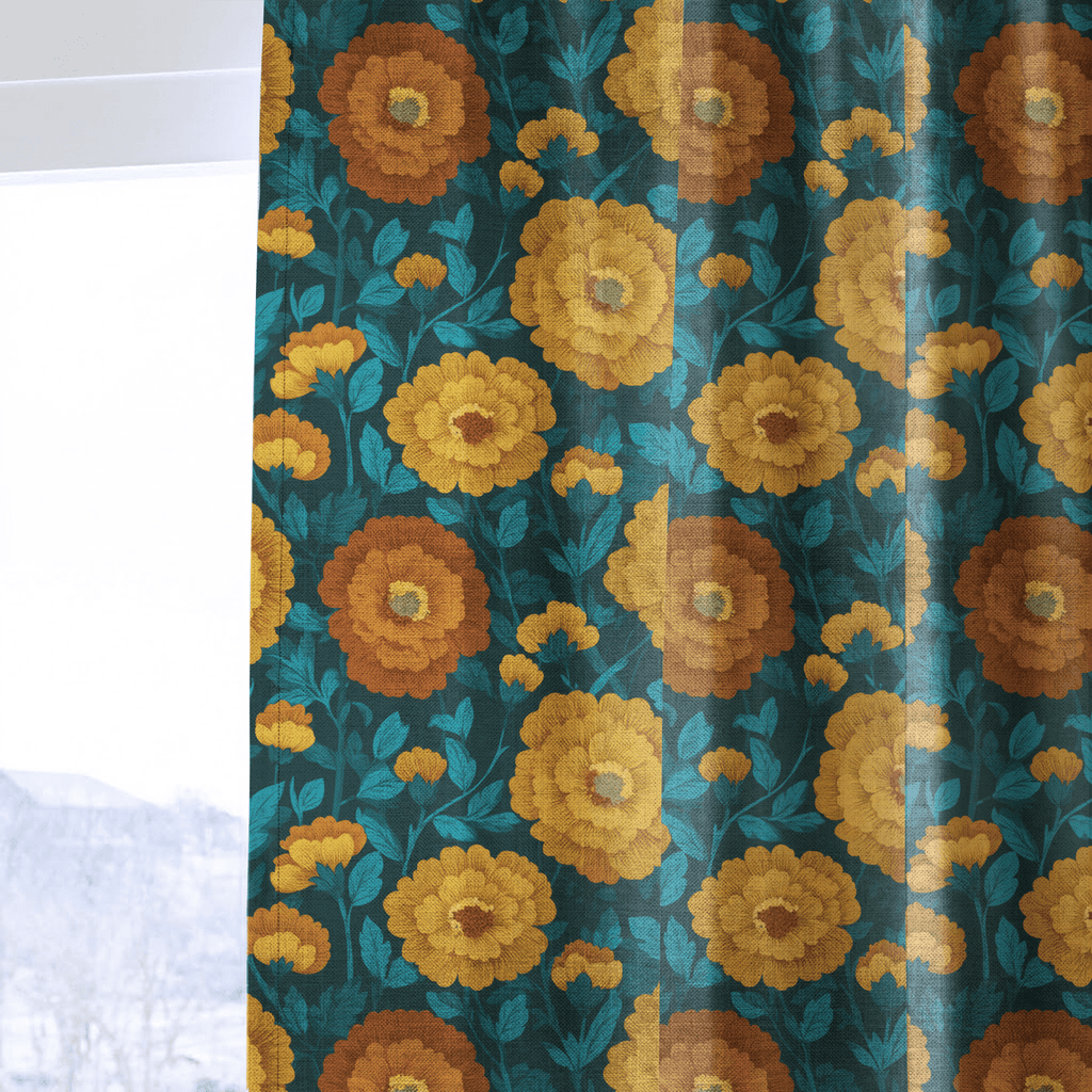 Golden Marquess - Curtain Panel - The Drapery