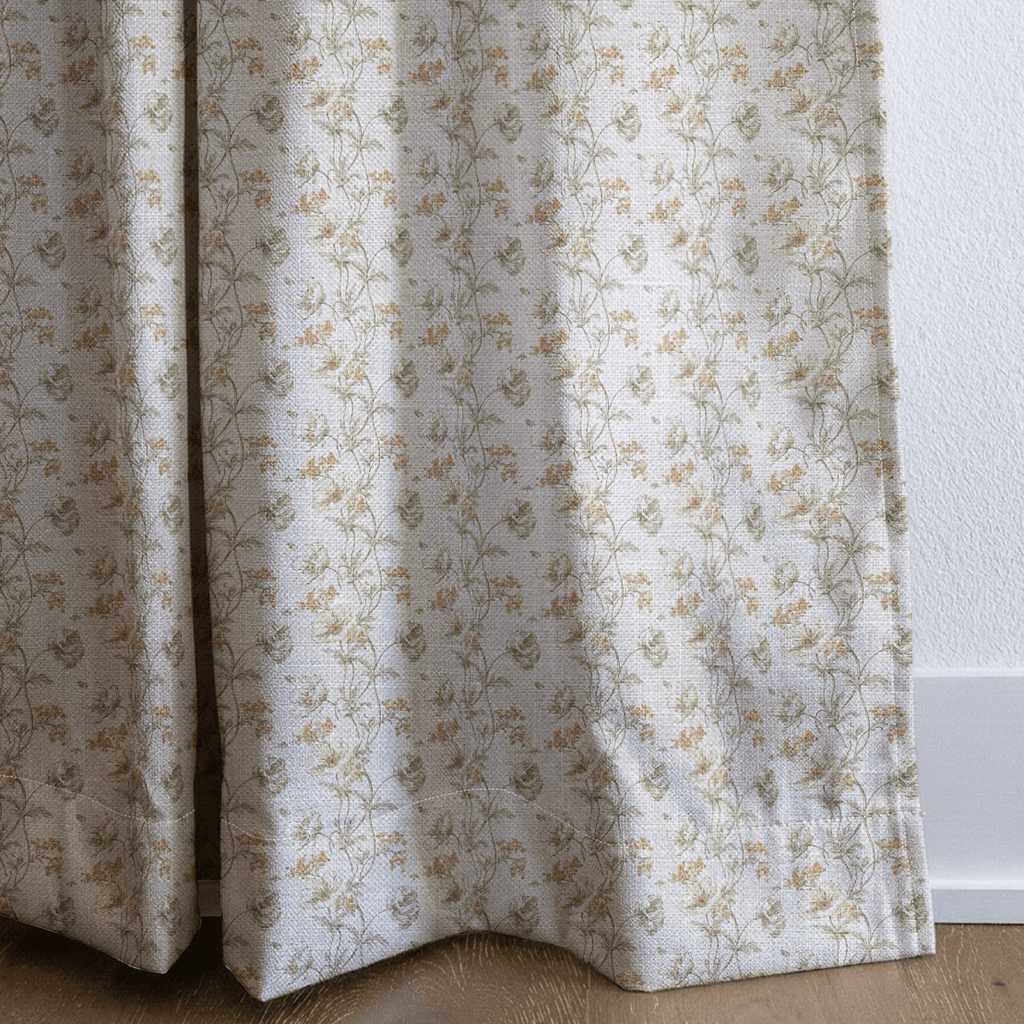 Golden Poppy Trail - Curtain Panel - The Drapery