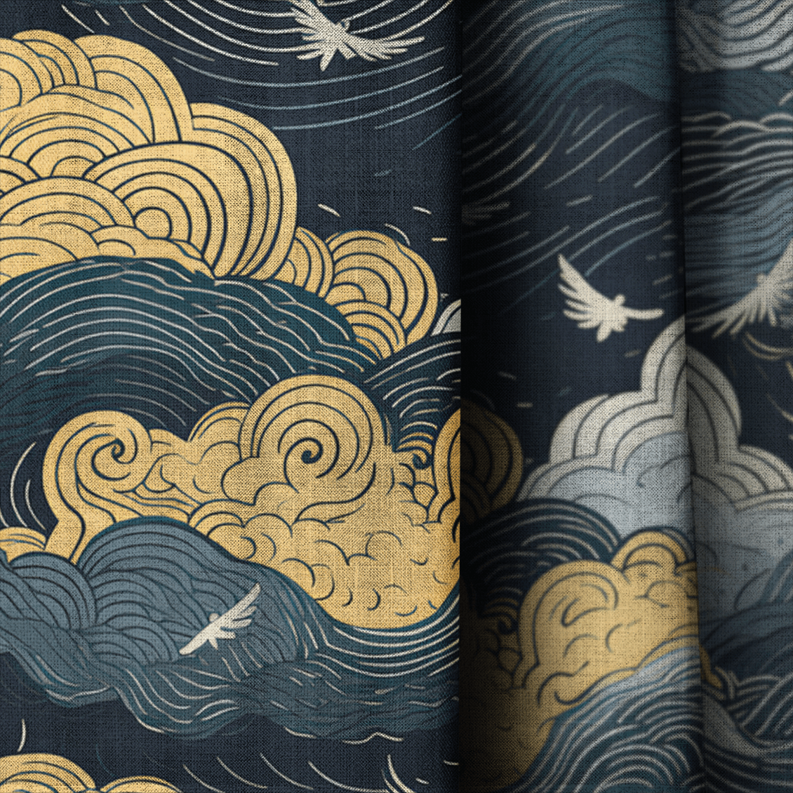 Golden Twilight - Curtain Panel - The Drapery