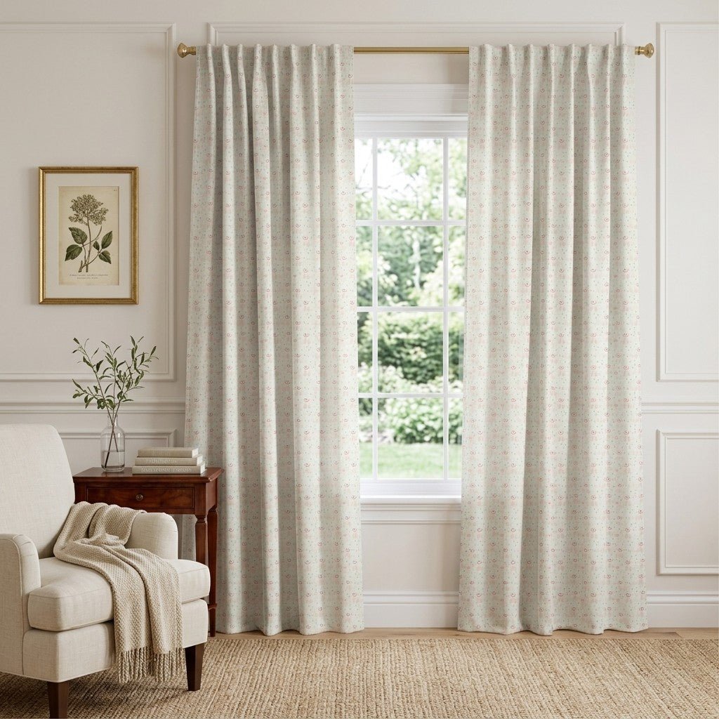 Goldendoodle Rain - Curtain Panel - The Drapery