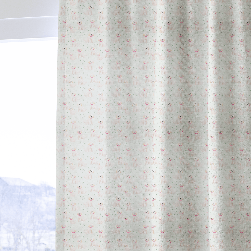 Goldendoodle Rain - Curtain Panel - The Drapery