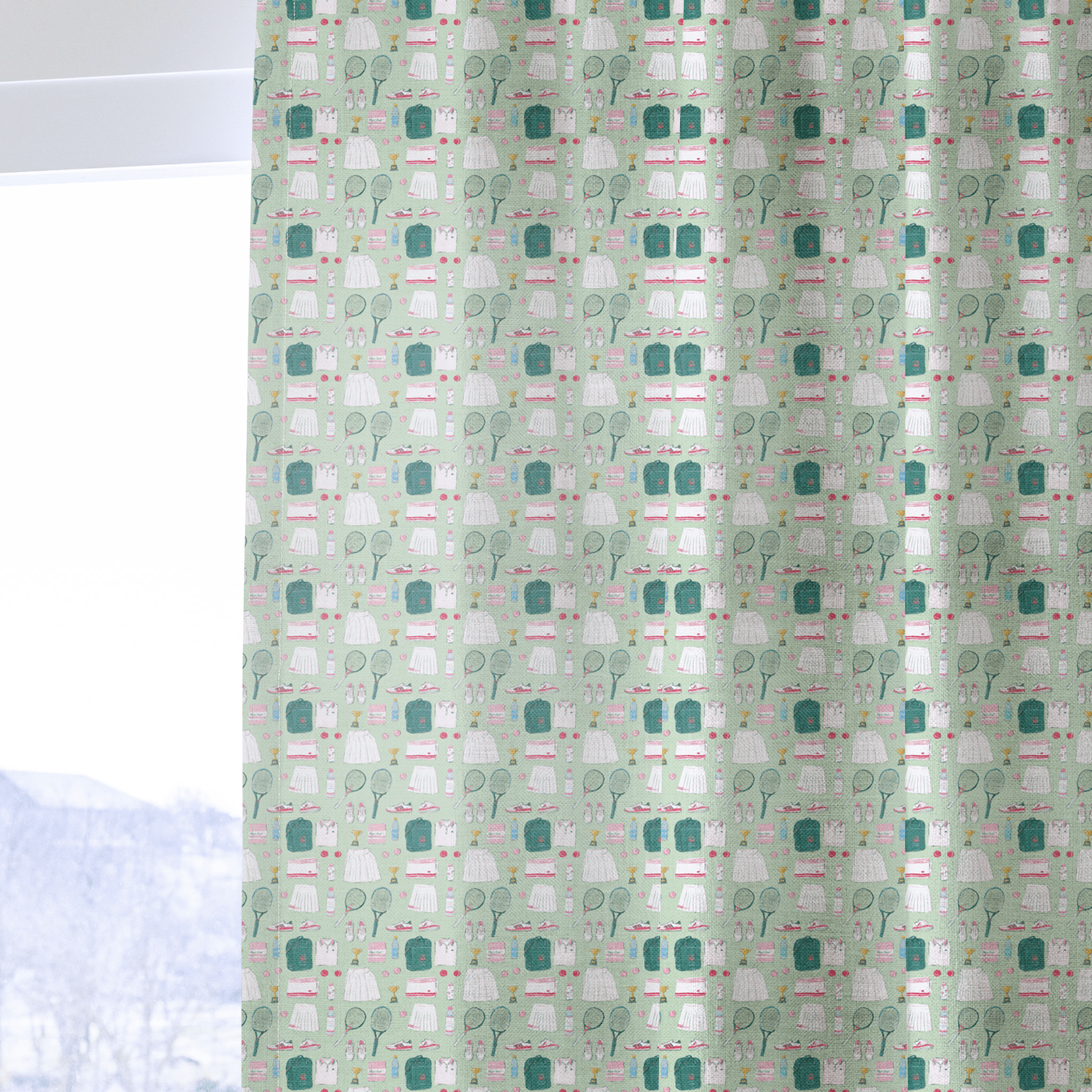Golf Gear - Curtain Panel - The Drapery