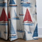 Gone Sailing - Curtain Panel - The Drapery