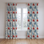 Gone Sailing - Curtain Panel - The Drapery