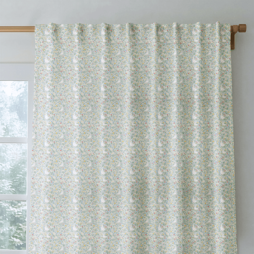 Goosey Florals - Curtain Panel - The Drapery