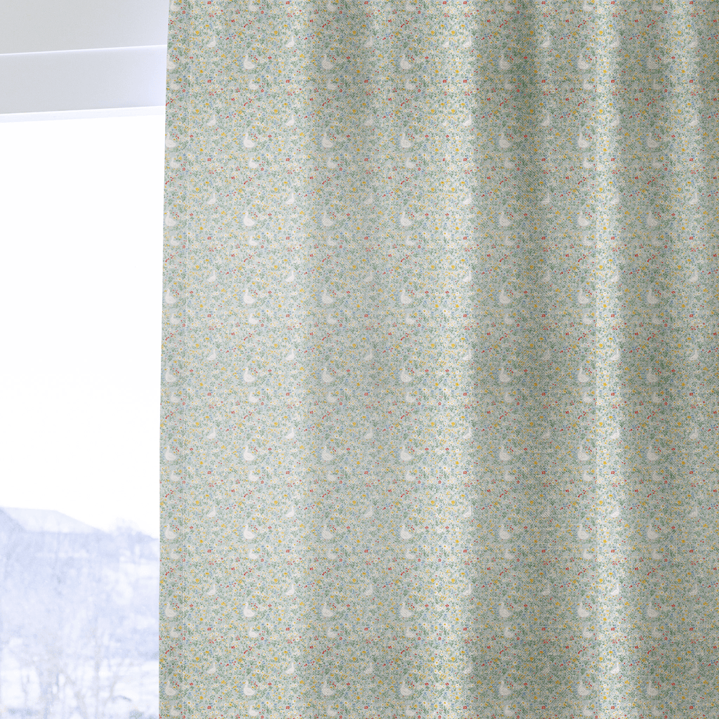 Goosey Florals - Curtain Panel - The Drapery