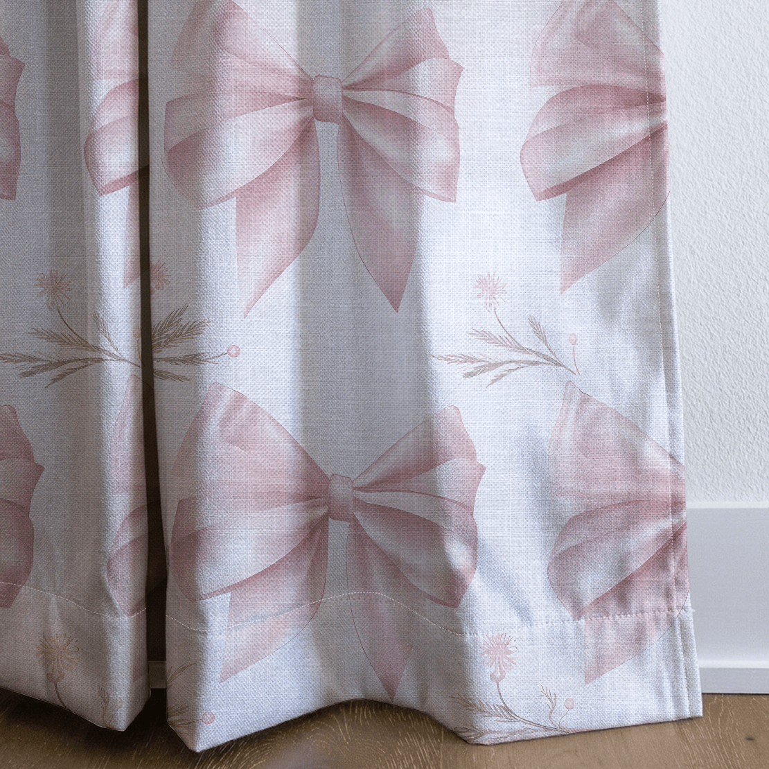 Gracie Petite Bow - Curtain Panel - The Drapery