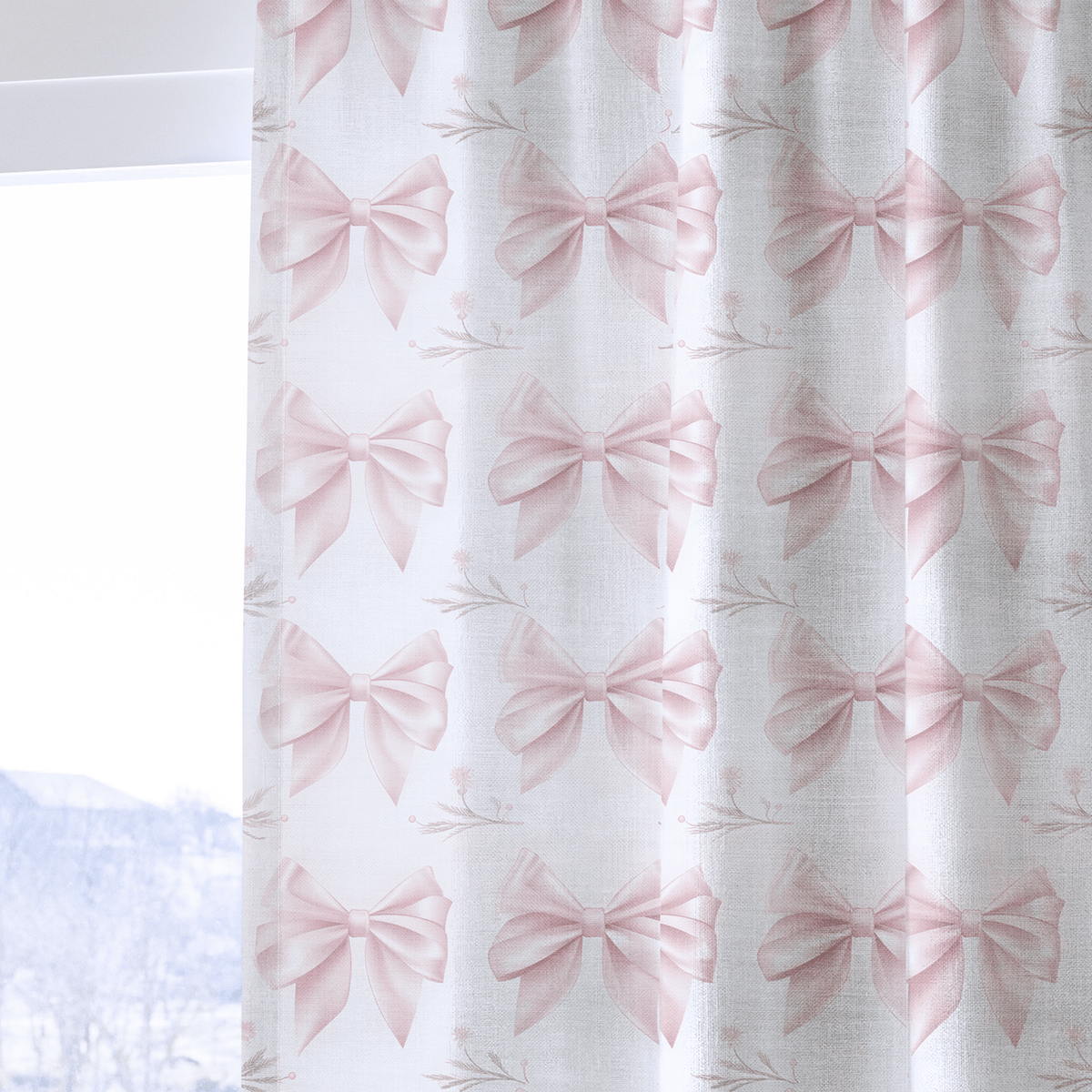 Gracie Petite Bow - Curtain Panel - The Drapery