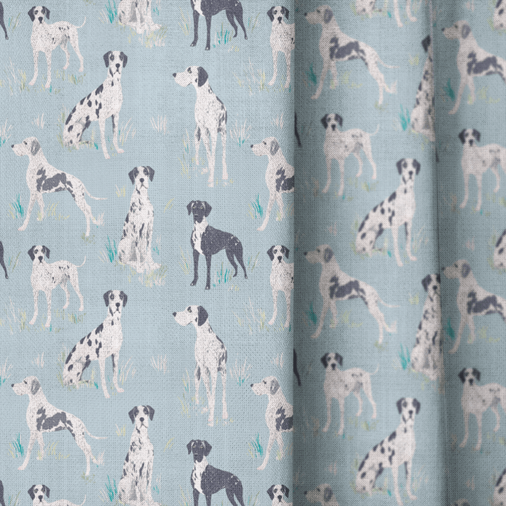 Great Danes - Curtain Panel - The Drapery