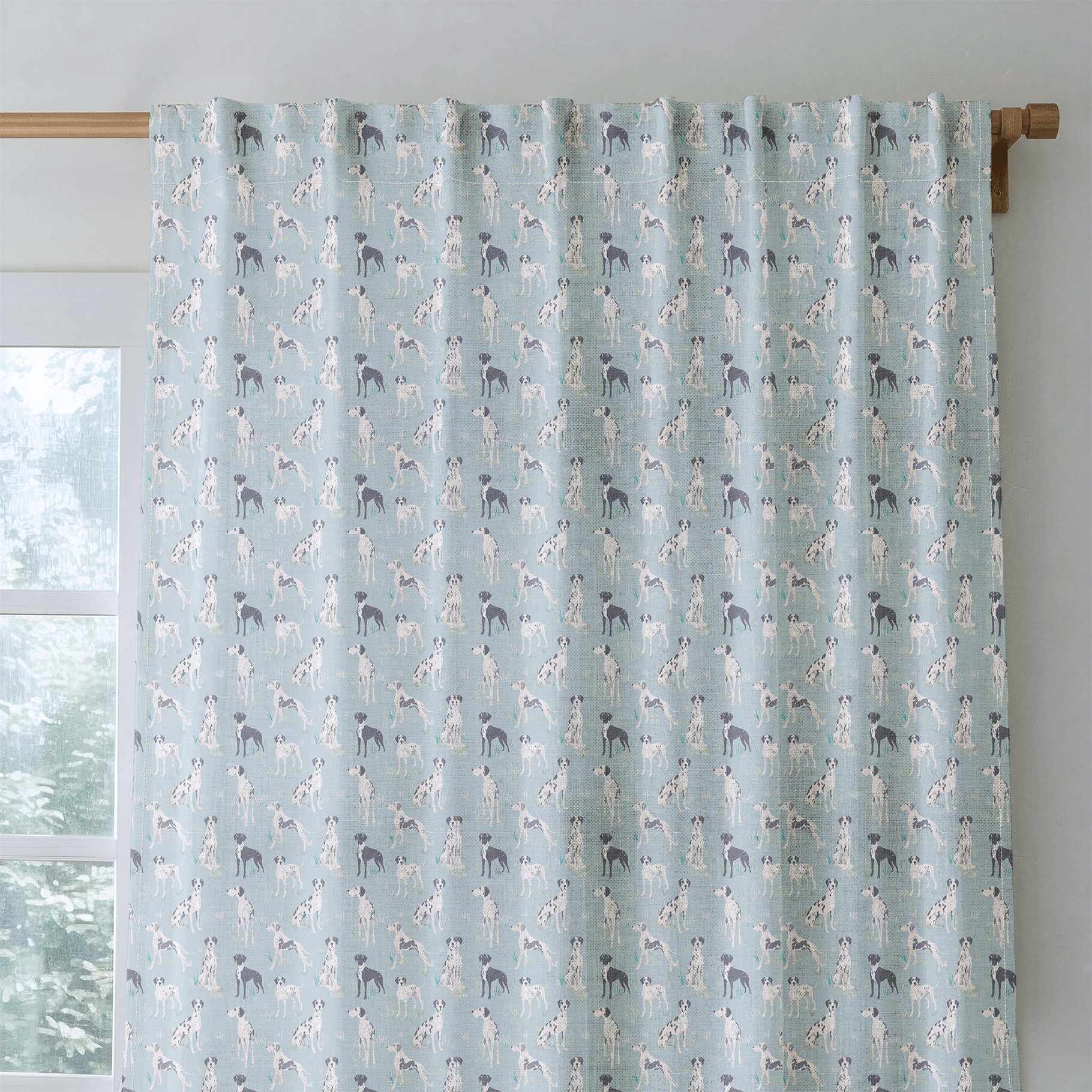 Great Danes - Curtain Panel - The Drapery
