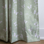 Green Butterfly Gardens - Curtain Panel - The Drapery