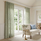 Green Butterfly Gardens - Curtain Panel - The Drapery