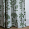 Green Court Florals - Curtain Panel - The Drapery