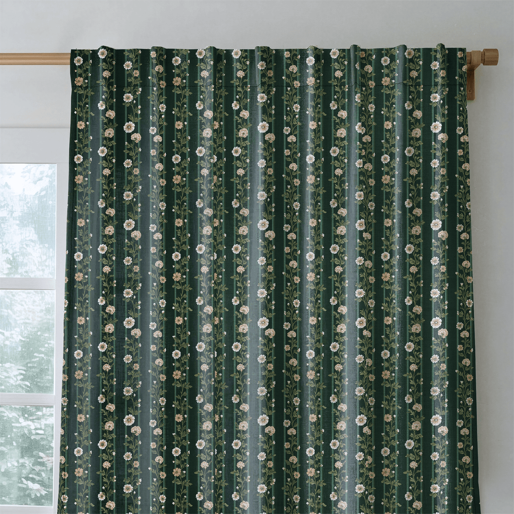 Green Gardens - Curtain Panel - The Drapery