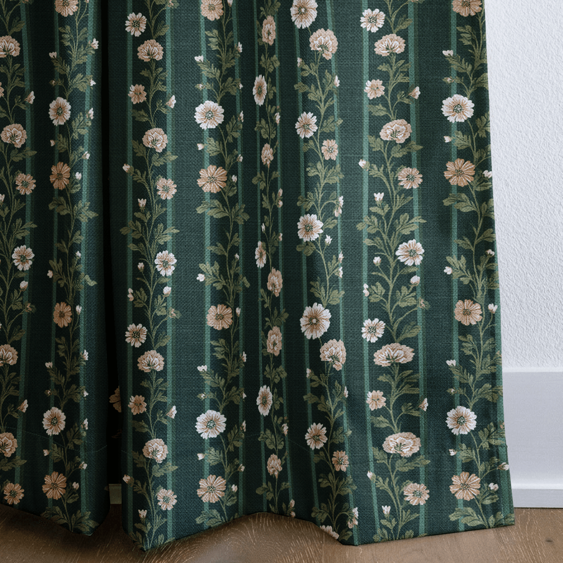 Green Gardens - Curtain Panel - The Drapery