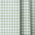 Green Gingham - Curtain Panel - The Drapery