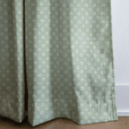 Green Petals - Curtain Panel - The Drapery
