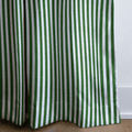 Green Stripe - Curtain Panel - The Drapery