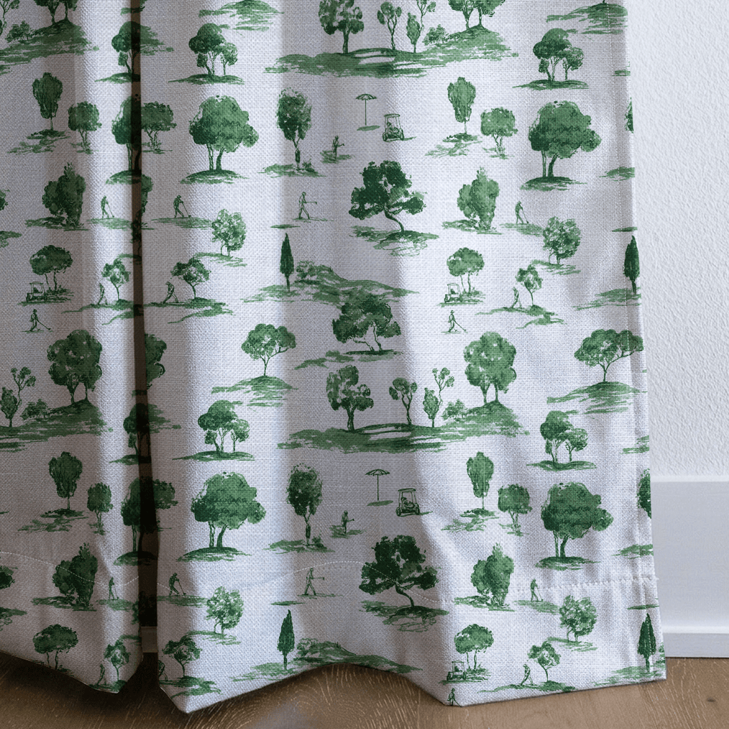Greenside Toile - Curtain Panel - The Drapery