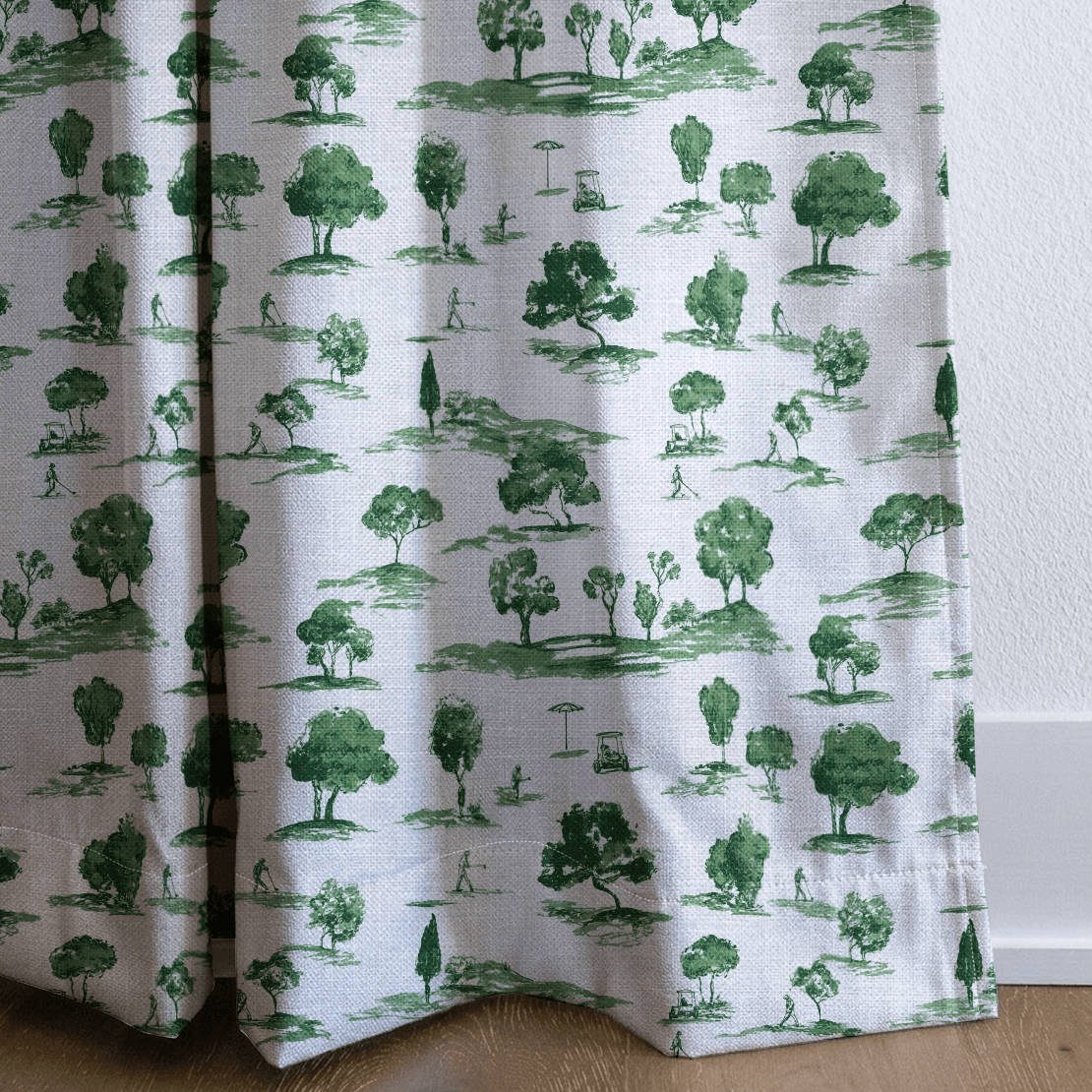 Greenside Toile - Curtain Panel - The Drapery