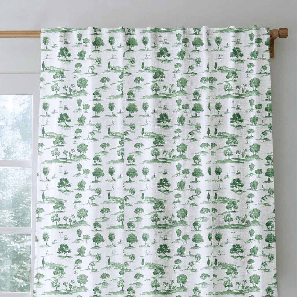 Greenside Toile - Curtain Panel - The Drapery