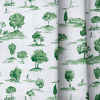 Greenside Toile - Curtain Panel - The Drapery
