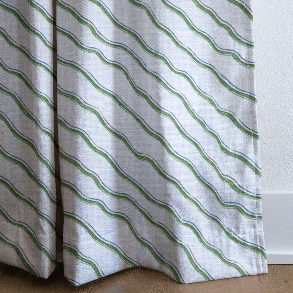 Greer Waves - Curtain Panel - The Drapery