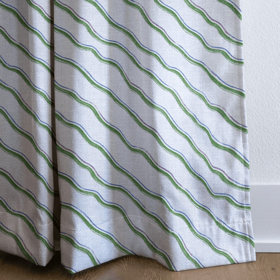 Greer Waves - Curtain Panel - The Drapery