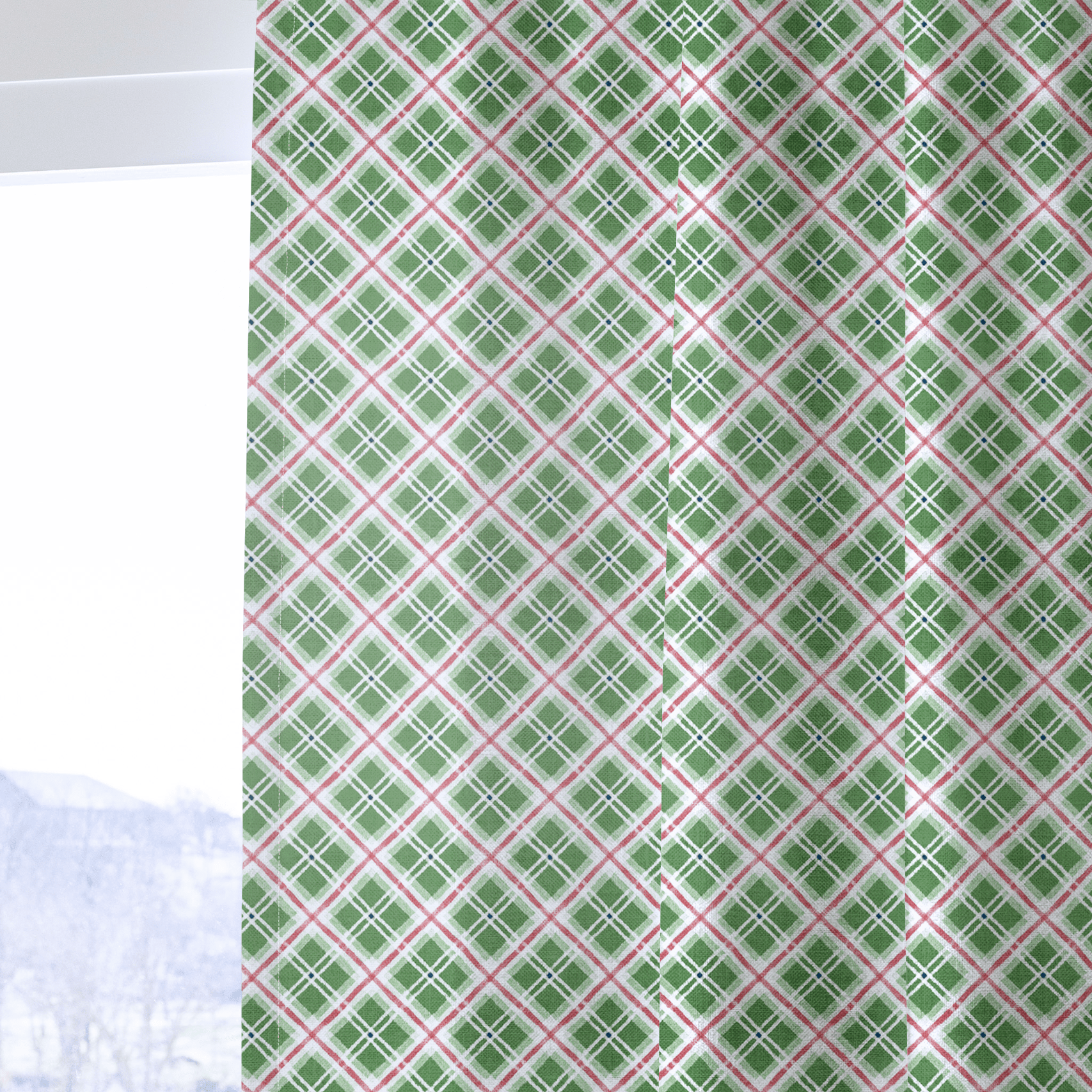 Halehart Plaid - Curtain Panel - The Drapery