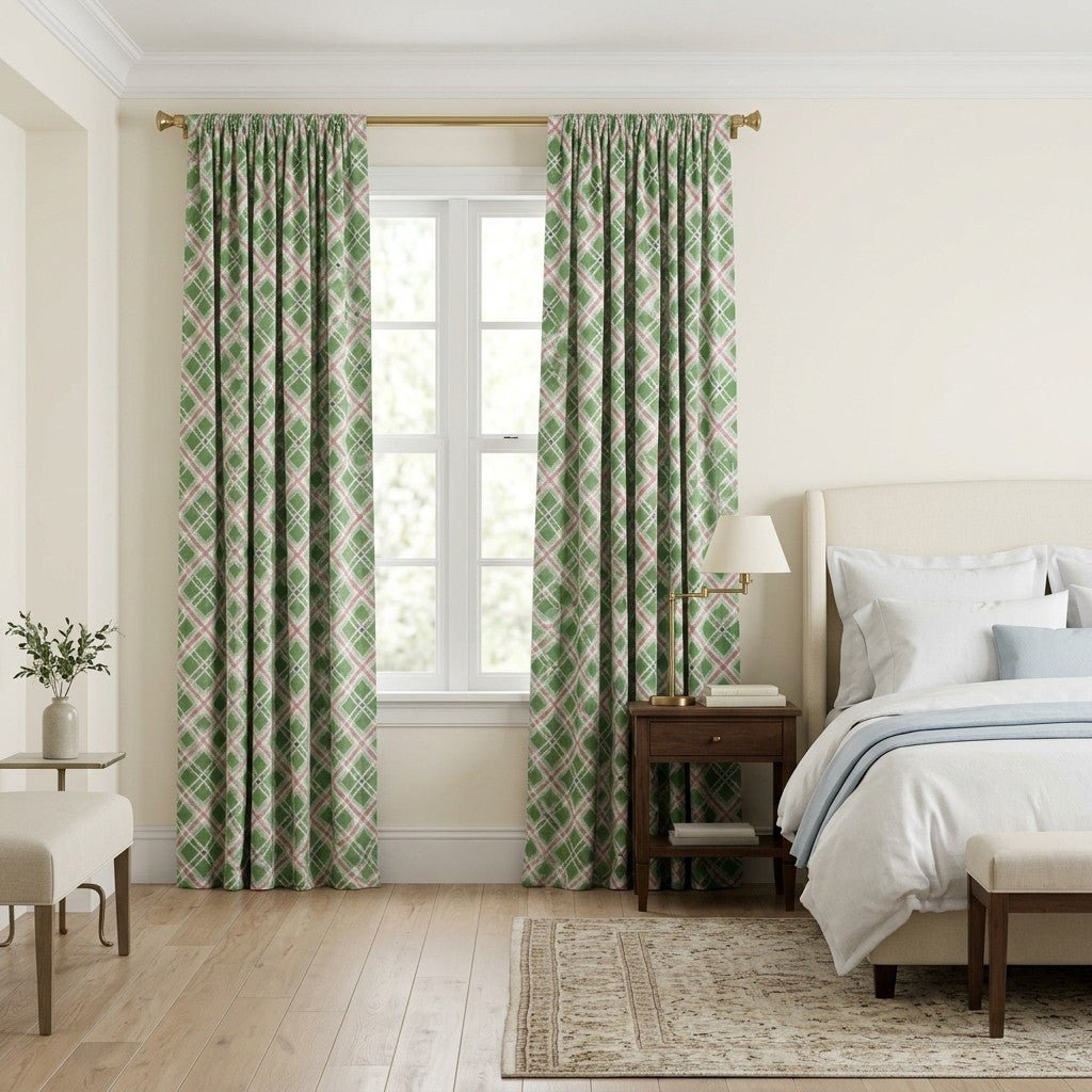 Halehart Plaid - Curtain Panel - The Drapery